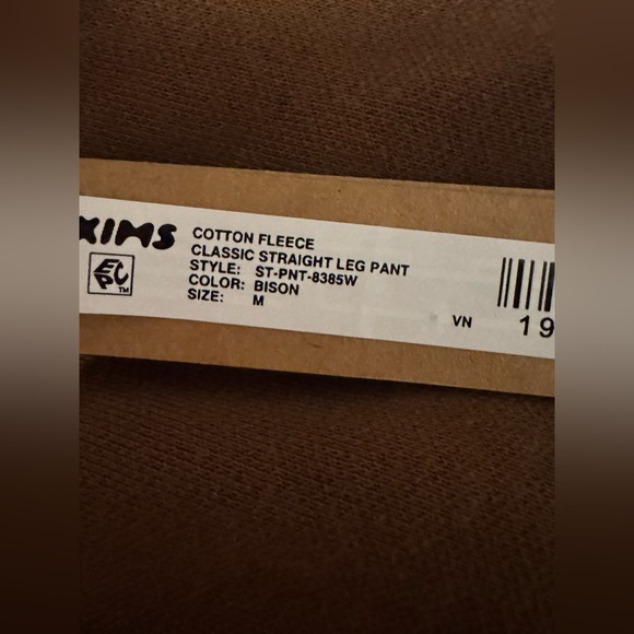 Skims Cotton Fleece Straight Leg - Picture 3 of 3